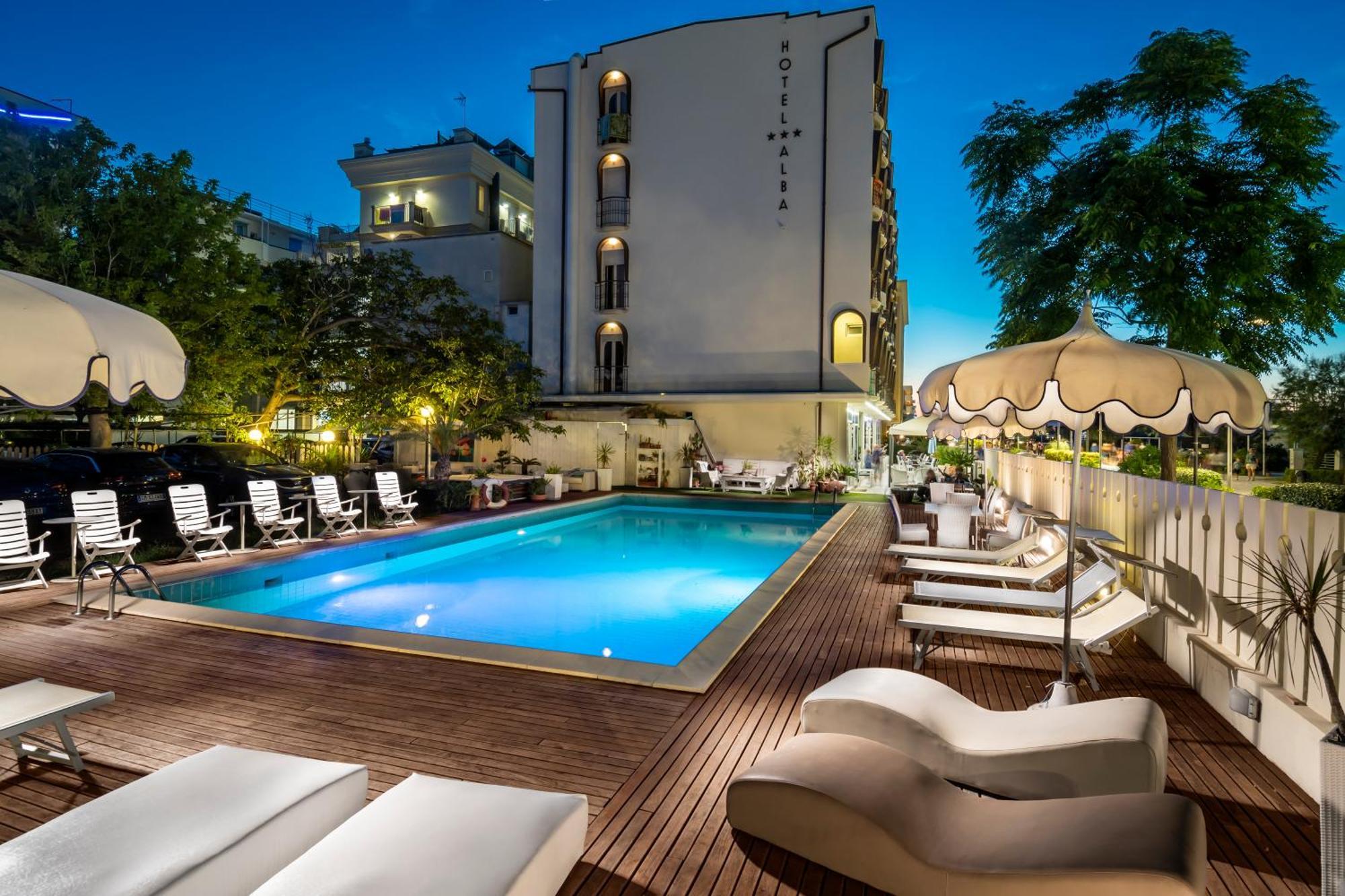 Hotel Alba Misano Adriatico Dış mekan fotoğraf